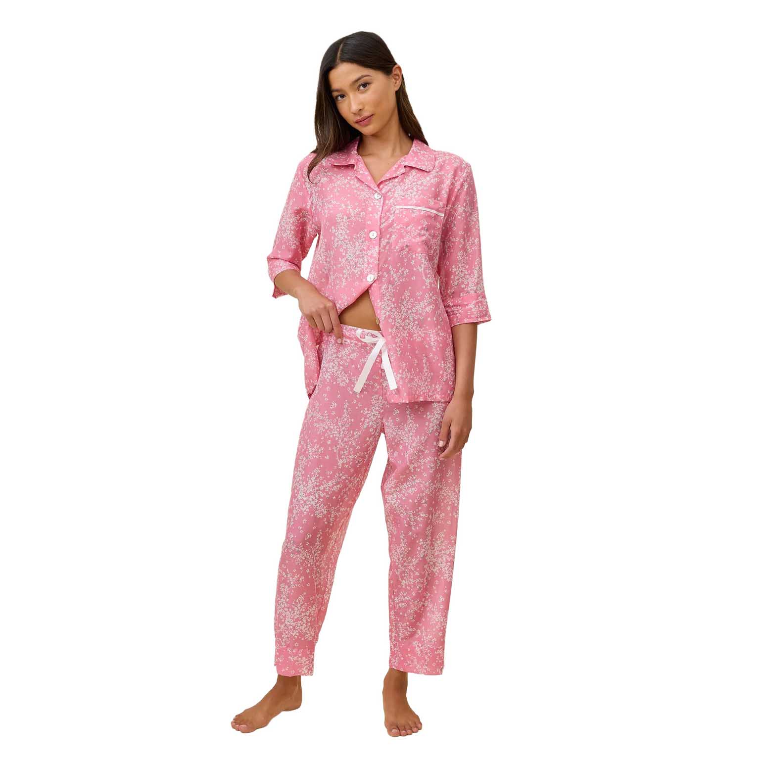 Papinelle Cheri Blossom Crop PJ Set